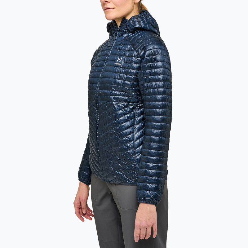 Piumino da donna Haglöfs L.I.Mic Hood blu tarn 2