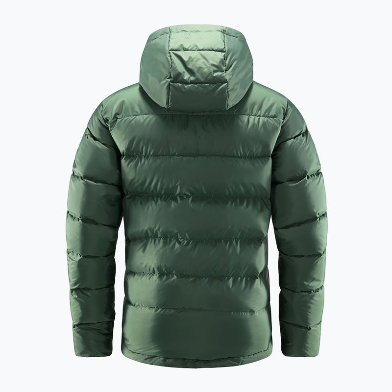 Piumino da uomo Haglöfs Bield Down Hood fjell verde 7