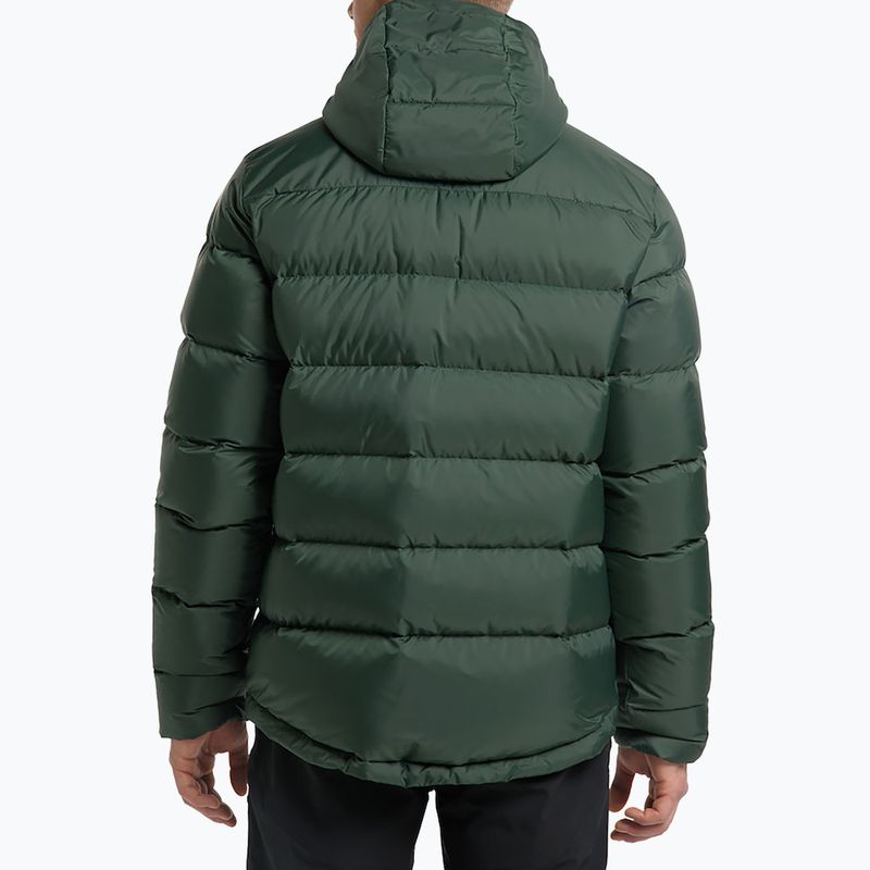 Piumino da uomo Haglöfs Bield Down Hood fjell verde 9