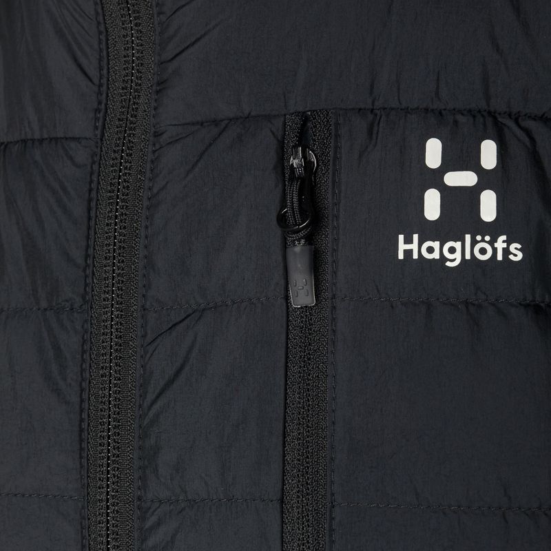 Piumino da uomo Haglöfs Micro Nordic Down Hood nero vero 4