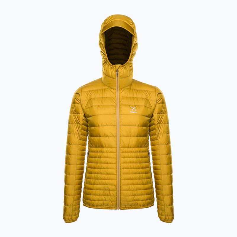 Piumino da donna Haglöfs Micro Nordic Down Hood foglie d'autunno