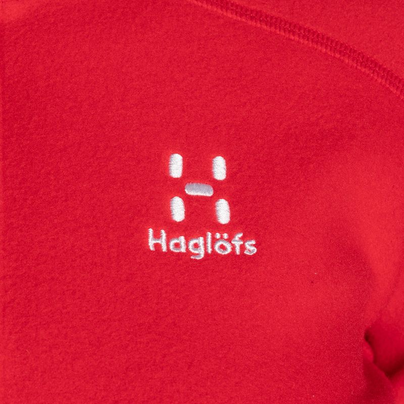 Felpa trekking donna Haglöfs Buteo Mid rosso scarlatto 3