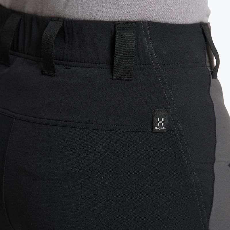 Pantaloni da trekking da donna Haglöfs Mid Standard magnetite/nero vero 5