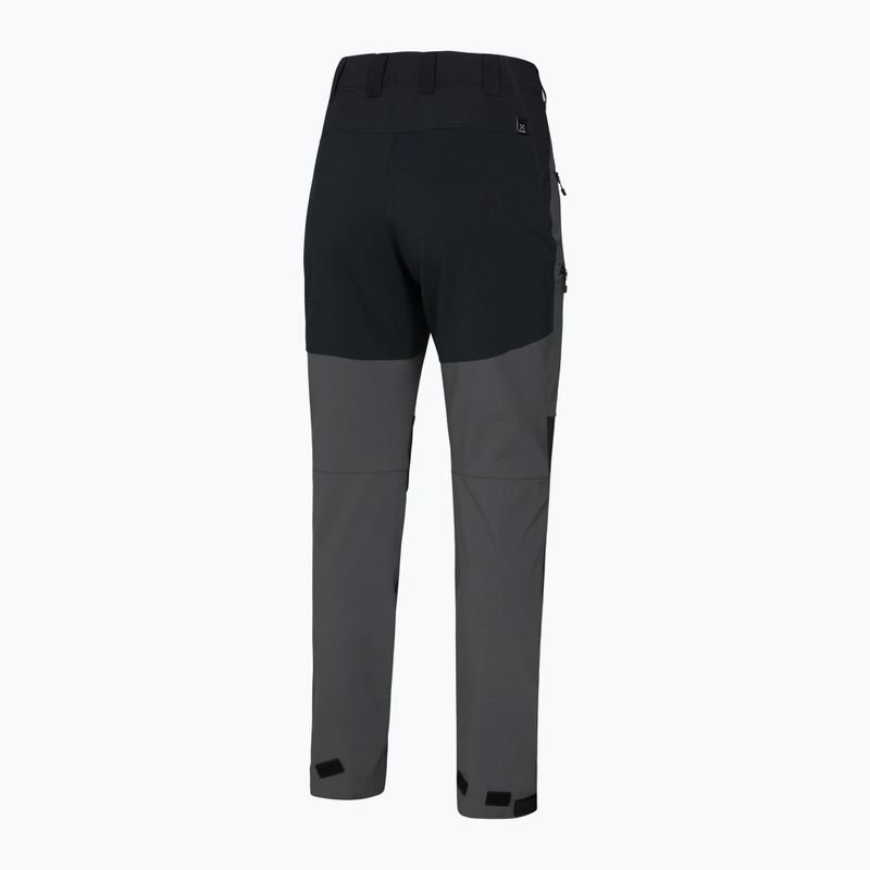 Pantaloni da trekking da donna Haglöfs Mid Standard magnetite/nero vero 8