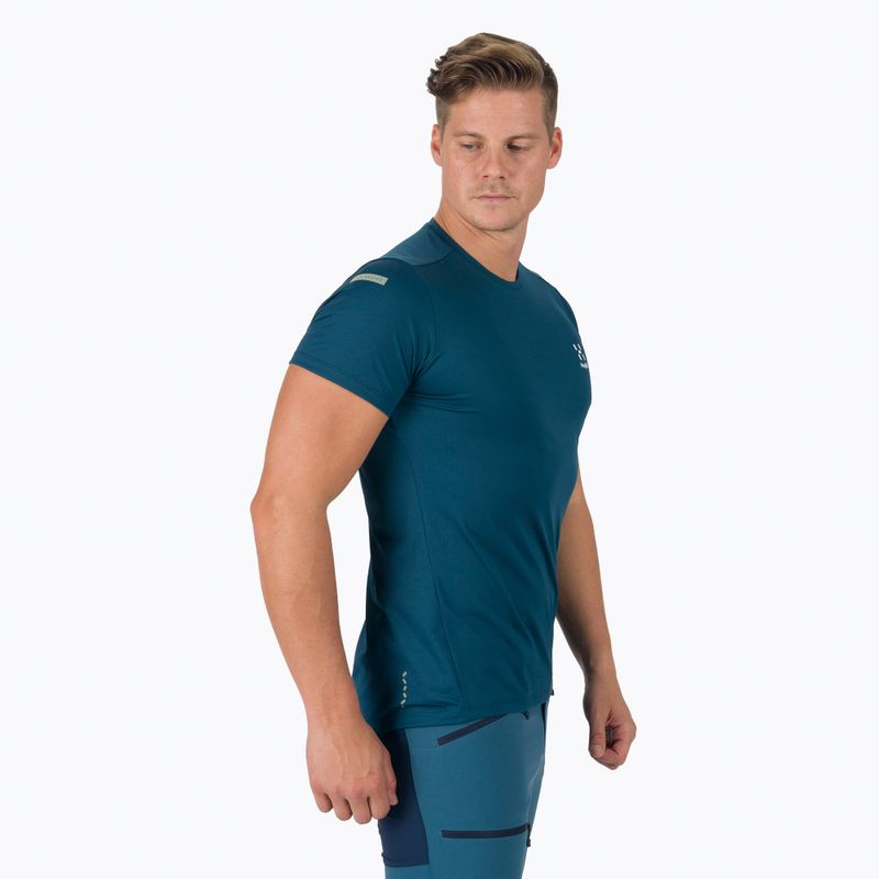 Maglietta da trekking da uomo Haglöfs L.I.M Tech Tee oceano scuro 3