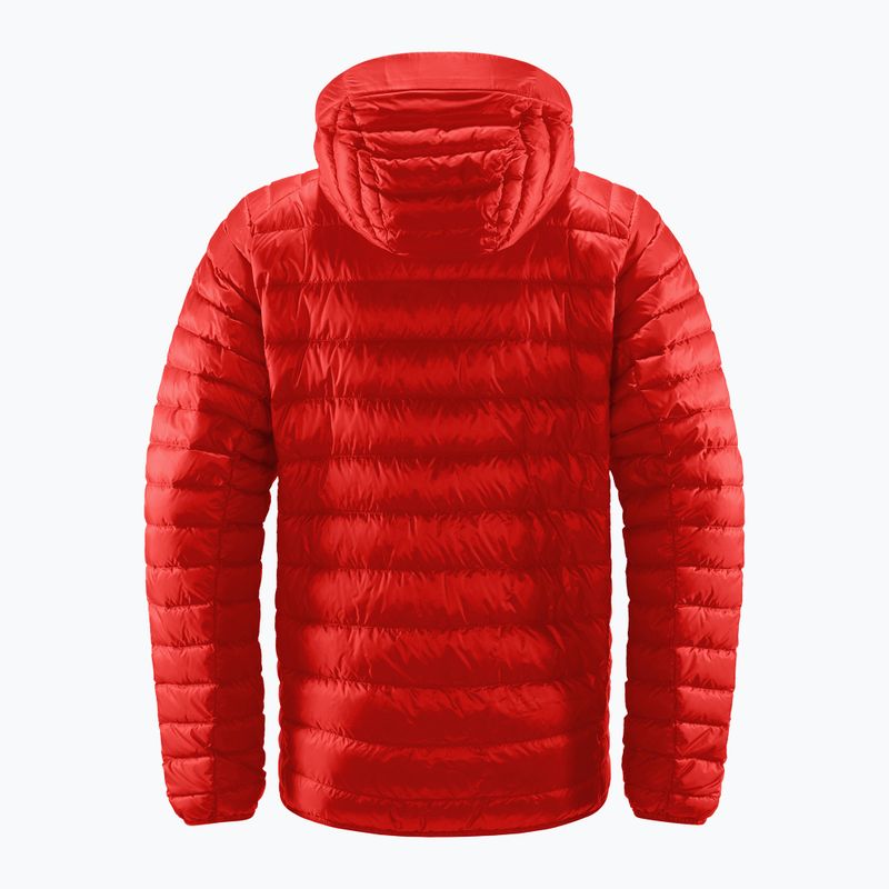 Piumino da uomo Haglöfs Roc Down Hood zenit rosso 5