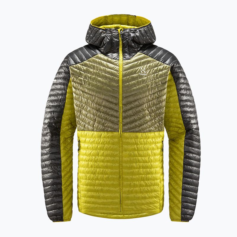 Haglöfs piumino da uomo L.I.M Mimic Hood aurora/verde oliva 13