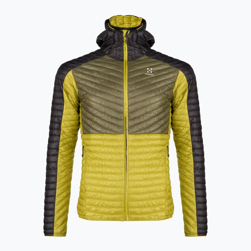 Haglöfs piumino da uomo L.I.M Mimic Hood aurora/verde oliva 9
