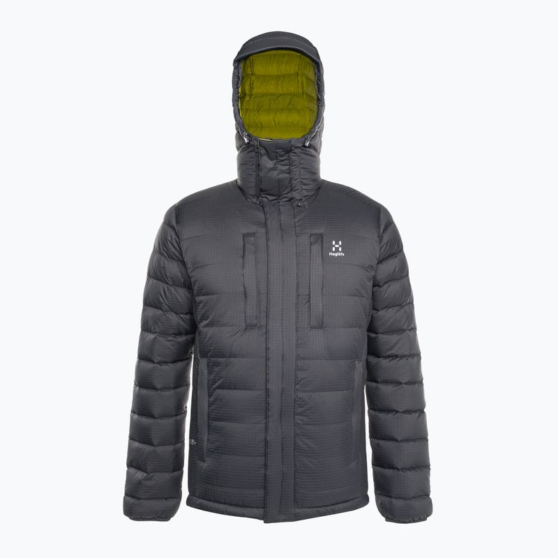 Piumino da uomo Haglöfs Reliable Down Hood magnetite