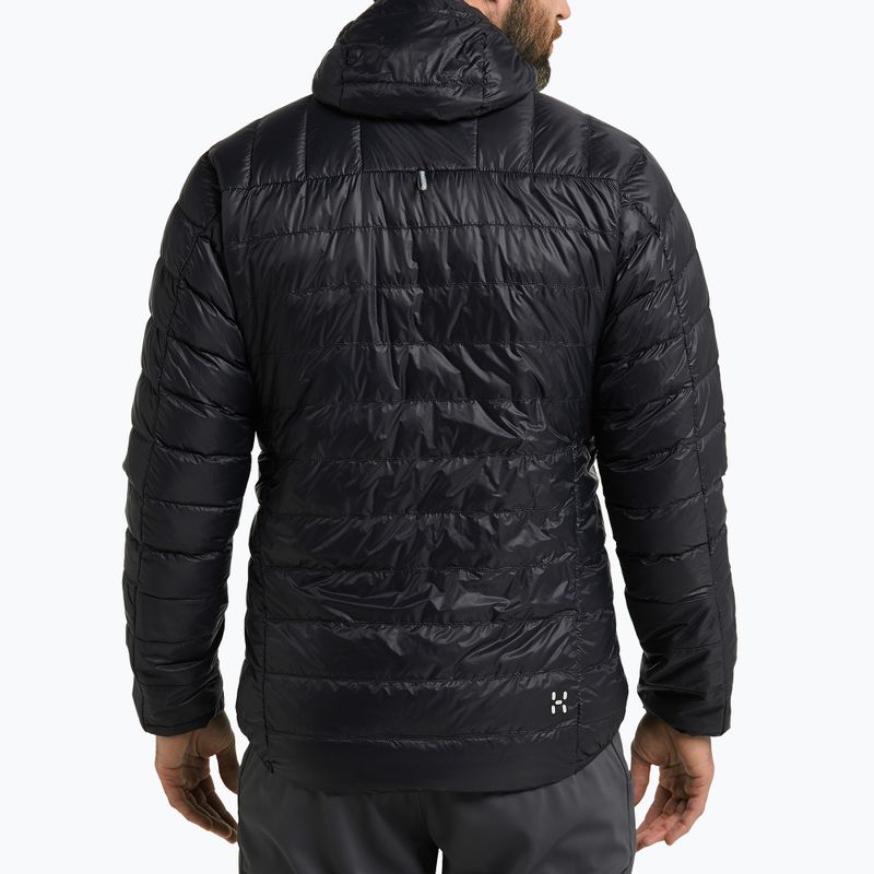Piumino da uomo Haglöfs L.I.M Down Hood nero vero 3