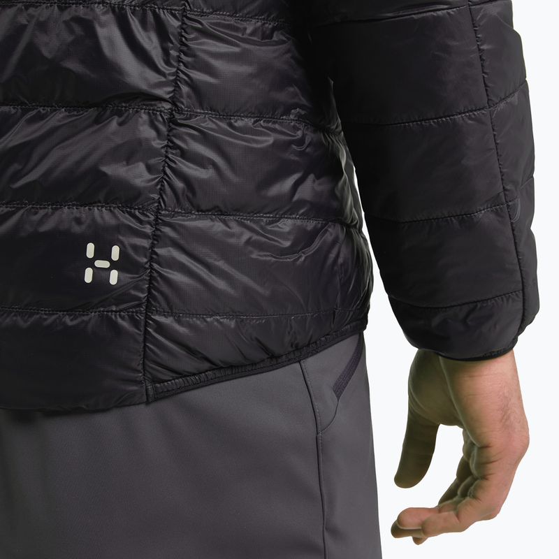 Piumino da uomo Haglöfs L.I.M Down Hood nero vero 7
