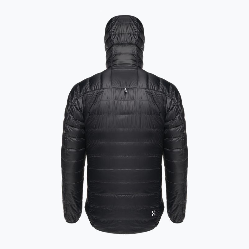 Piumino da uomo Haglöfs L.I.M Down Hood nero vero 9