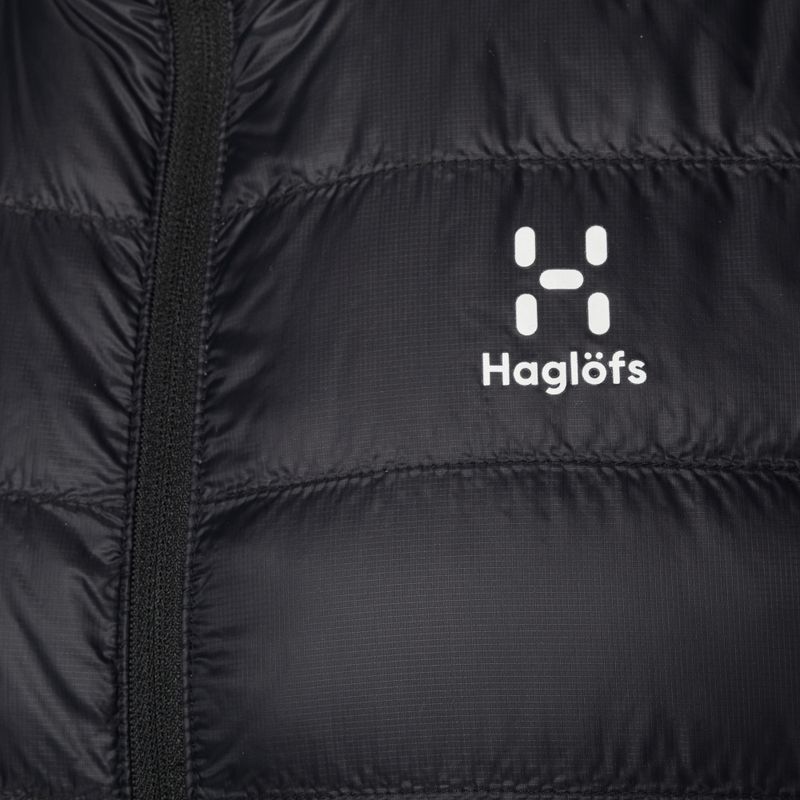 Piumino da uomo Haglöfs L.I.M Down Hood nero vero 10