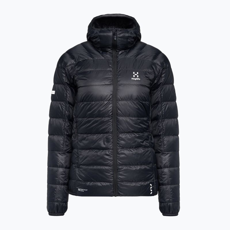 Piumino da donna Haglöfs L.I.M Down Hood nero vero