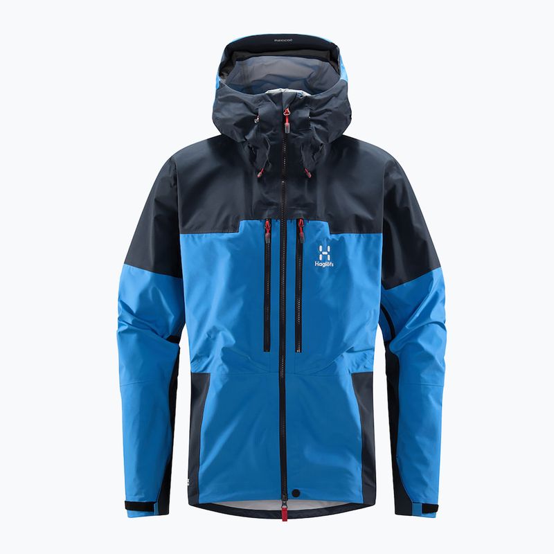 Giacca antipioggia Haglöfs Spitz GTX PRO blu nordico/blu filato da uomo 14