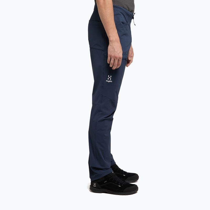 Pantaloni da arrampicata da uomo Haglöfs ROC Lite Slim tarn blu 2