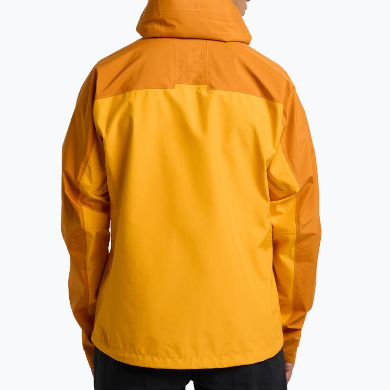 Giacca da pioggia Haglöfs ROC Flash GTX da uomo giallo sole/giallo deserto 3
