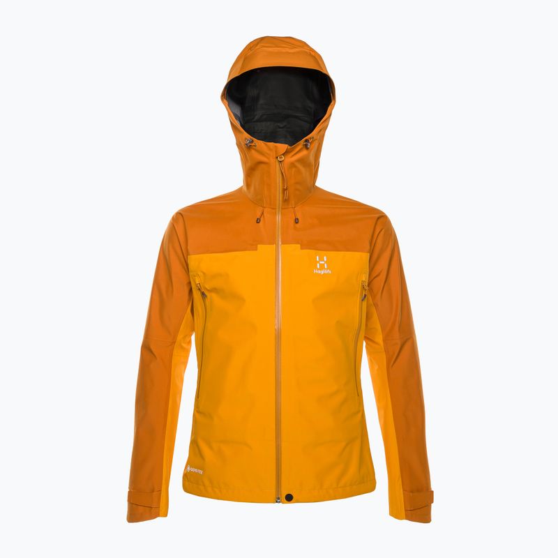 Giacca da pioggia Haglöfs ROC Flash GTX da uomo giallo sole/giallo deserto 4