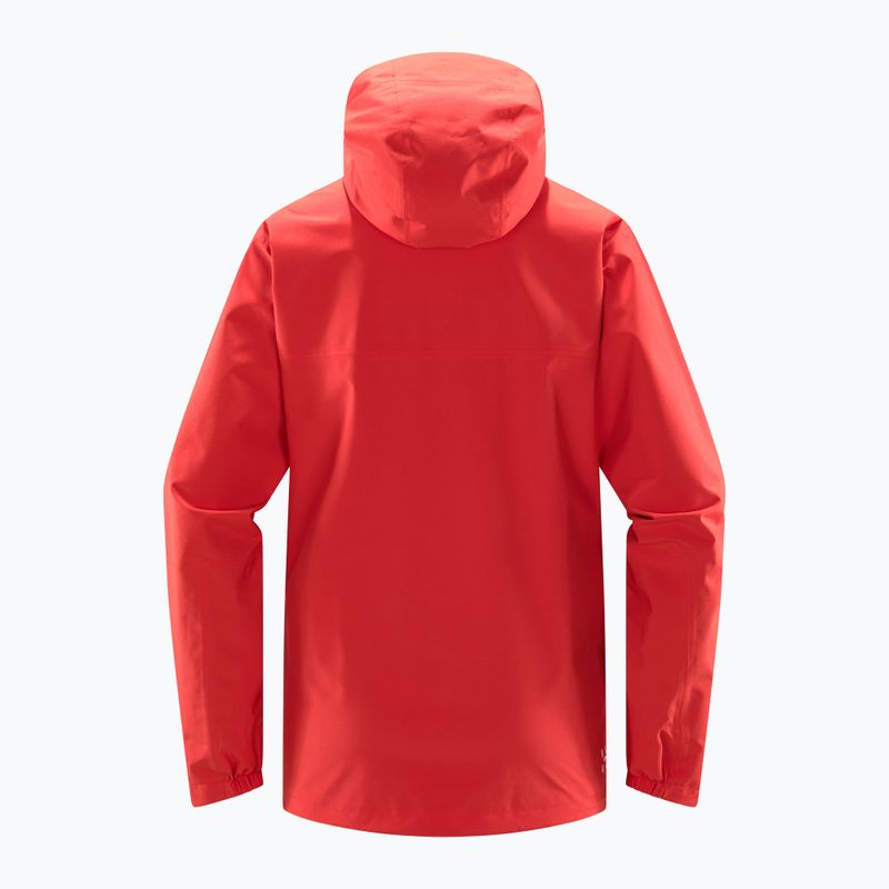 Giacca antipioggia da donna Haglöfs Korp Proof rosso papavero 5