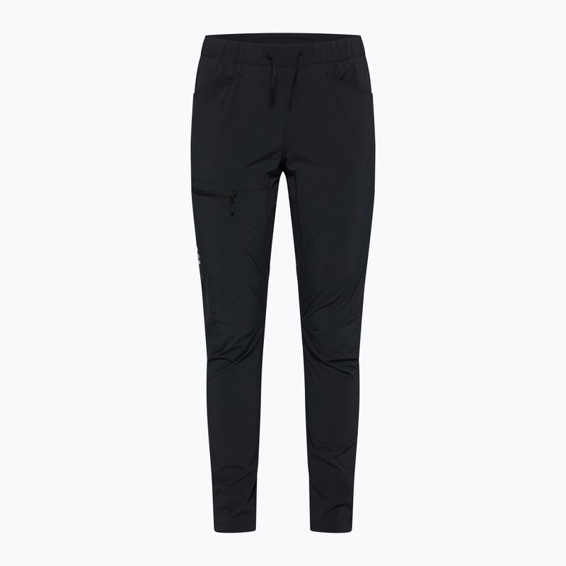 Pantaloni da arrampicata da donna Haglöfs ROC Lite Slim nero vero 4