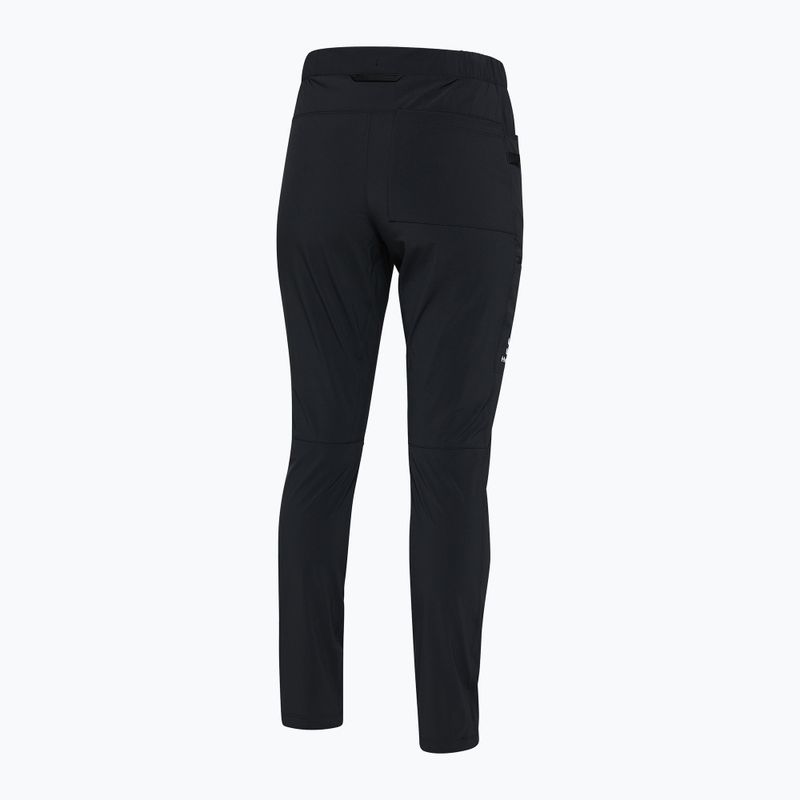 Pantaloni da arrampicata da donna Haglöfs ROC Lite Slim nero vero 5