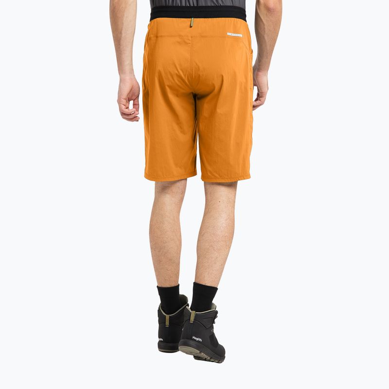 Pantaloncini da trekking Haglöfs da uomo L.I.M Fuse giallo deserto 2