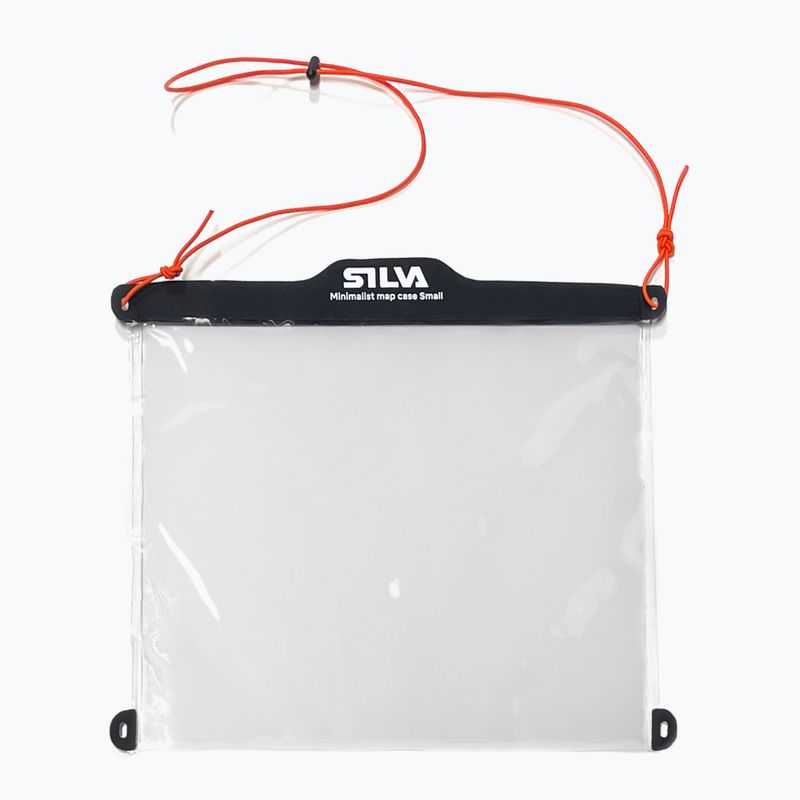 Silva Minimalist Map Case Small trasparente/nero