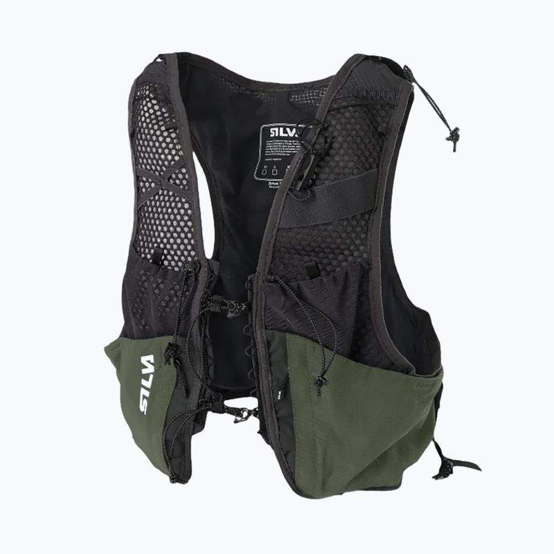 Gilet da corsa Silva Strive 10 Vest green