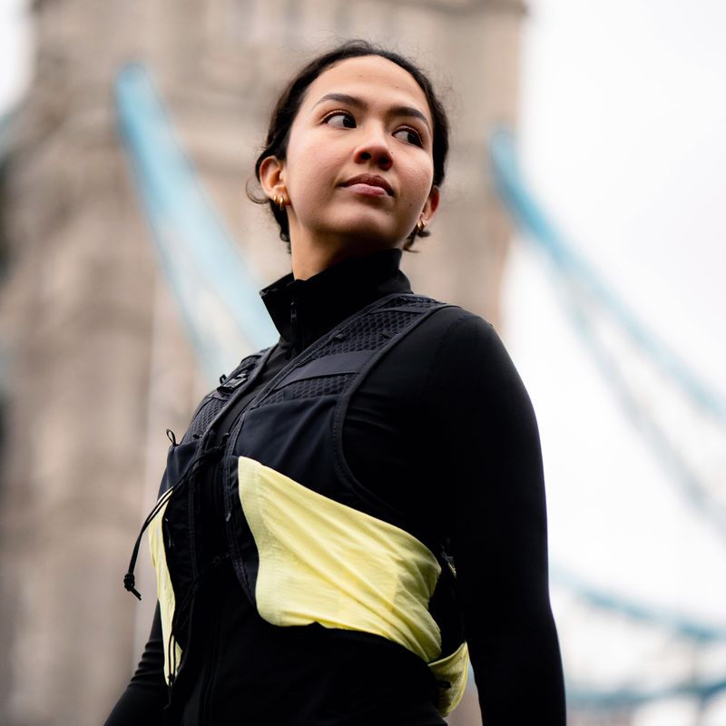 Gilet da corsa Silva Strive 10 yellow 11