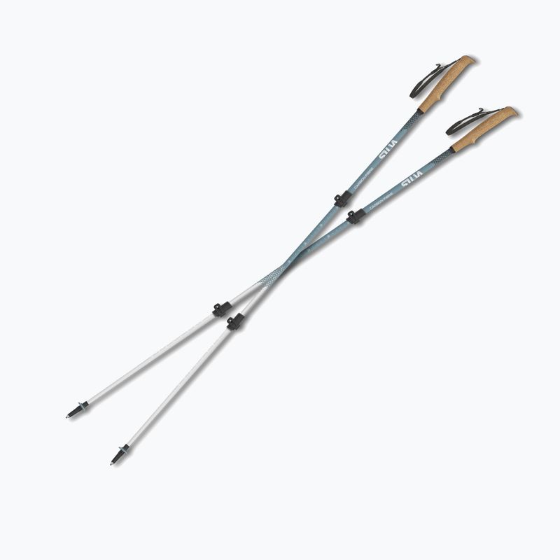 Bastoni da trekking Silva Trekking Poles Alu Tele black 2