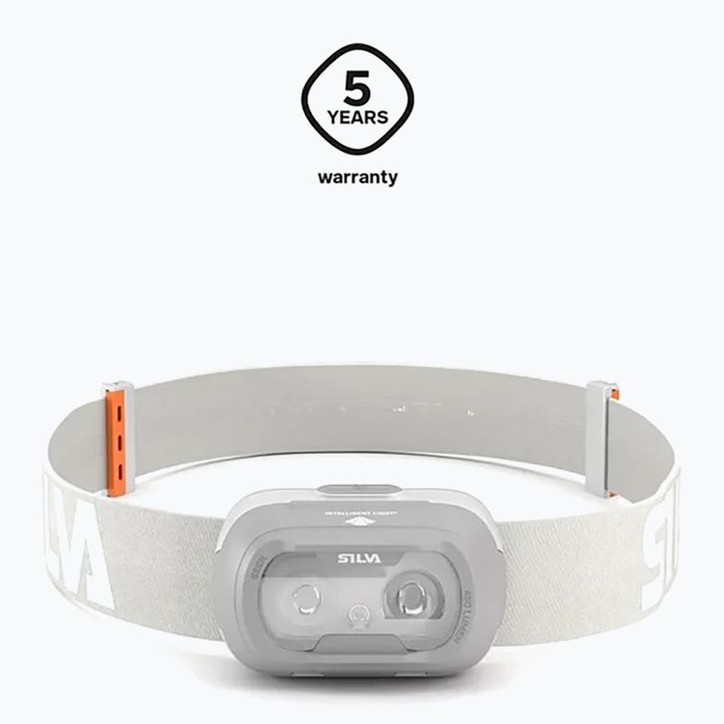 Lampada frontale Silva Seek 600 Recharge Midnight light gray 2