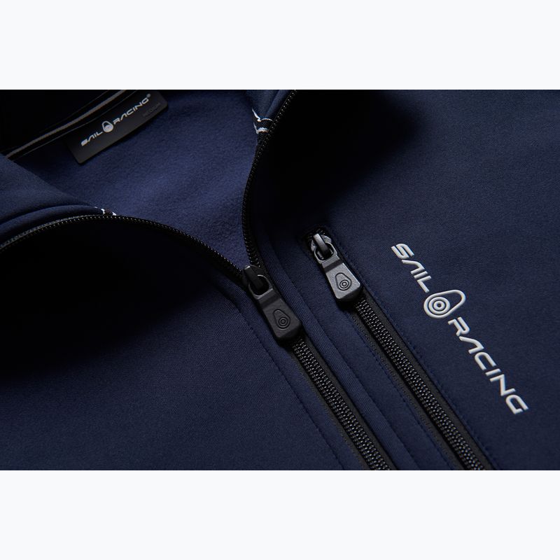 Felpa nautica da uomo Sail Racing Spray Powerstretch Zip Hood dark navy 3