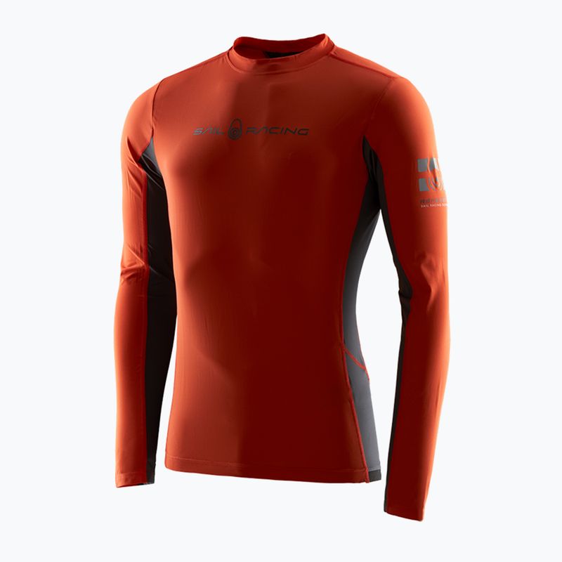 Sail Racing Reference LS Rashguard Longsleeve da uomo rosso fuoco 3