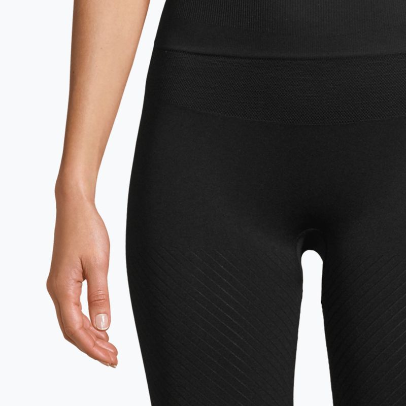 Casall leggings donna Essential Block senza cuciture a vita alta nero 4