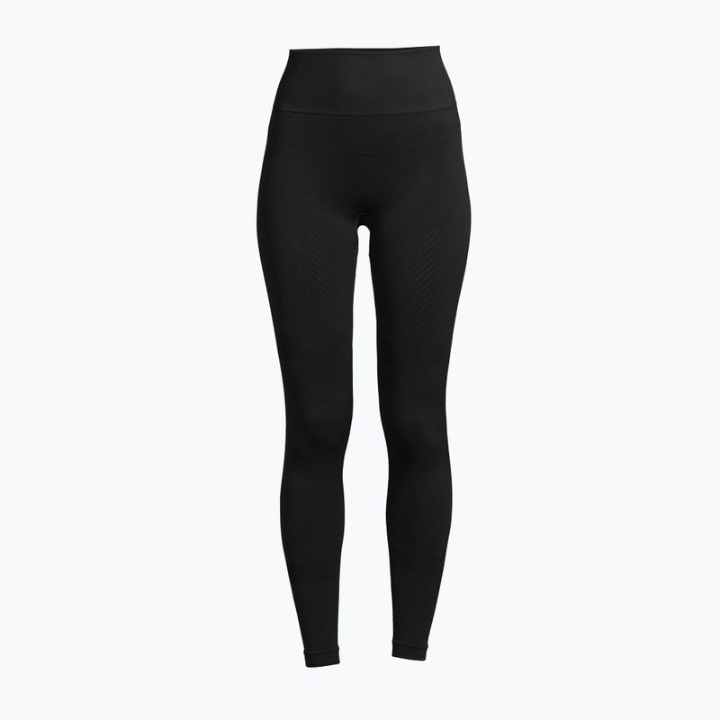 Casall leggings donna Essential Block senza cuciture a vita alta nero 5