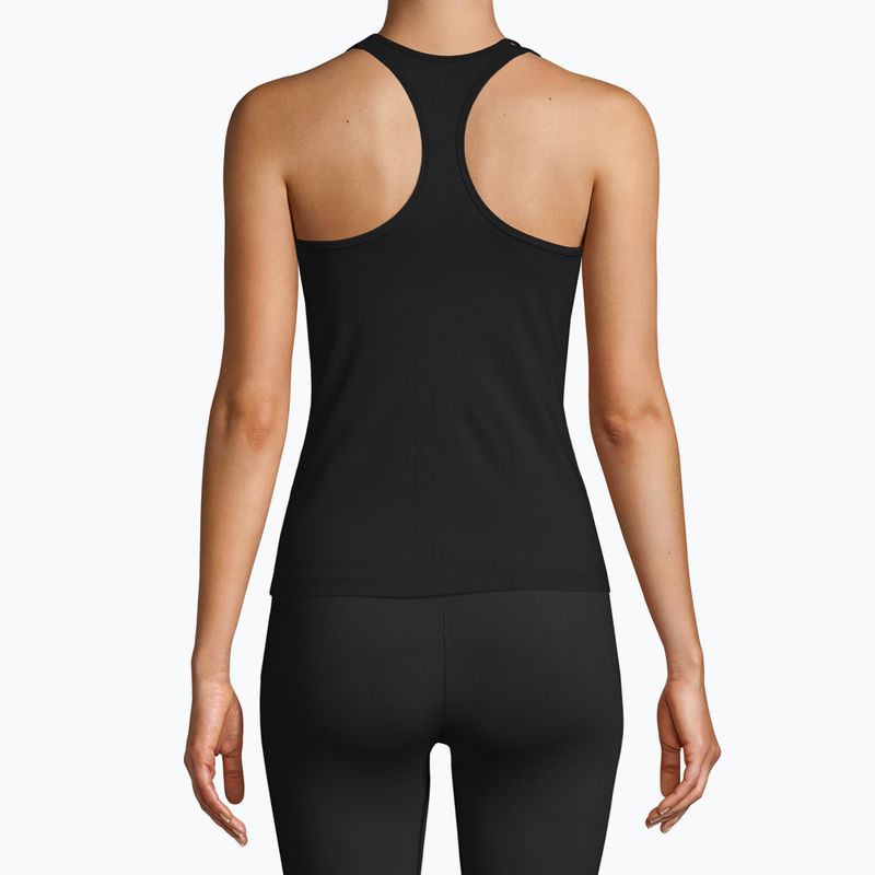 Casall Canotta da allenamento donna con scollo a V Racerback nero 3