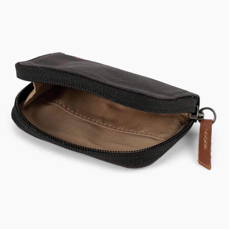 Portafoglio Fjällräven Zip Card Holder grigio scuro 3