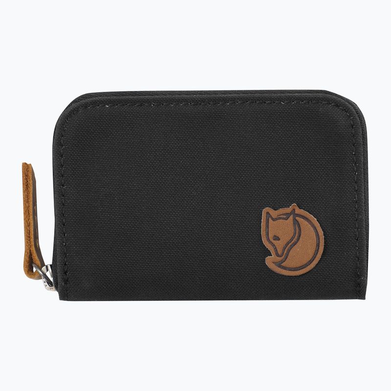 Portafoglio Fjällräven Zip Card Holder grigio scuro 4