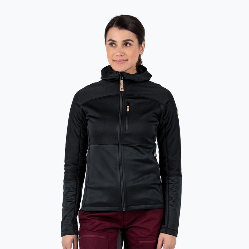 Giacca da trekking da donna Fjällräven Abisko Trail Fleece nero