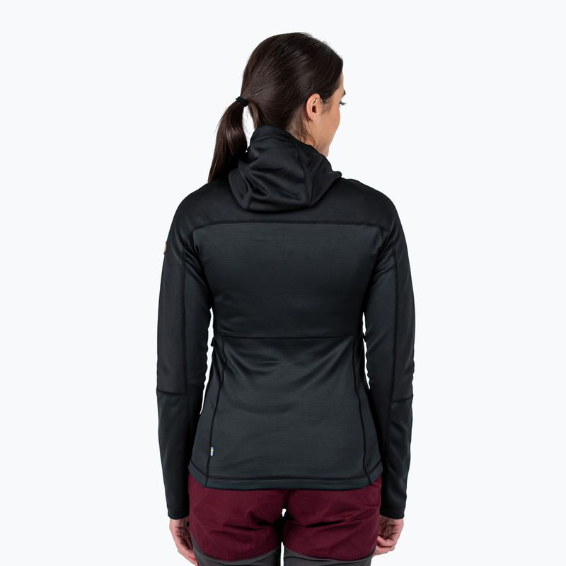 Giacca da trekking da donna Fjällräven Abisko Trail Fleece nero 2