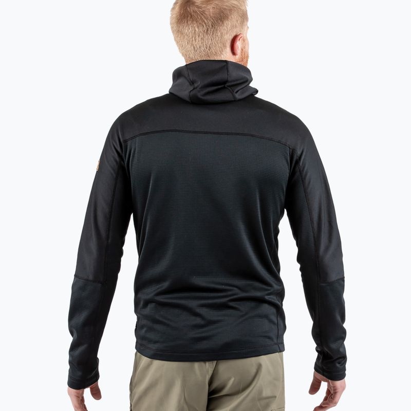 Giacca da trekking da uomo Fjällräven Abisko Trail Fleece nero 3