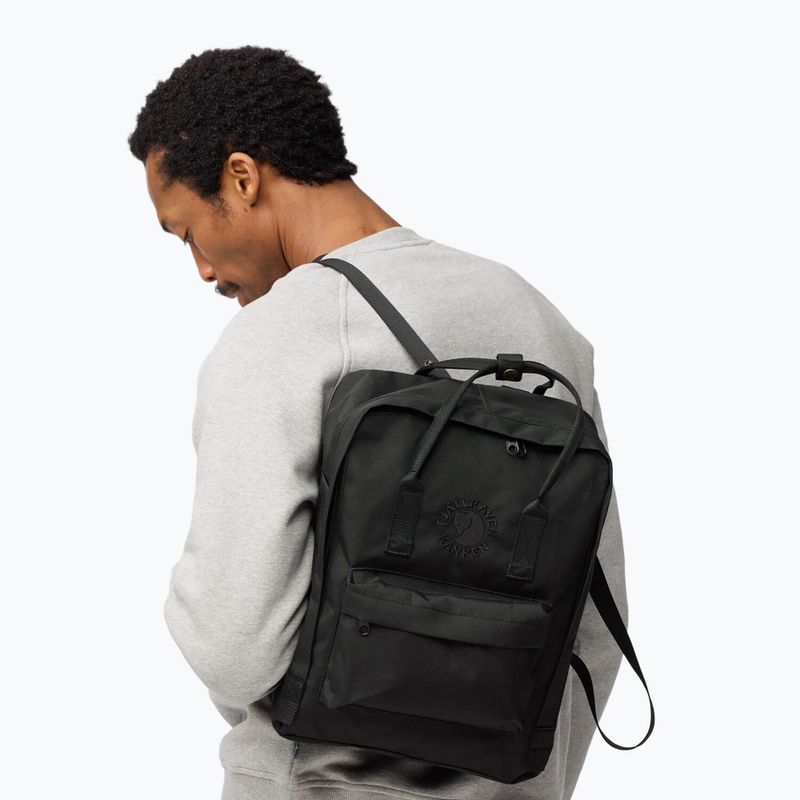 Zaino da città Fjällräven Re-Kanken 16 l black 6