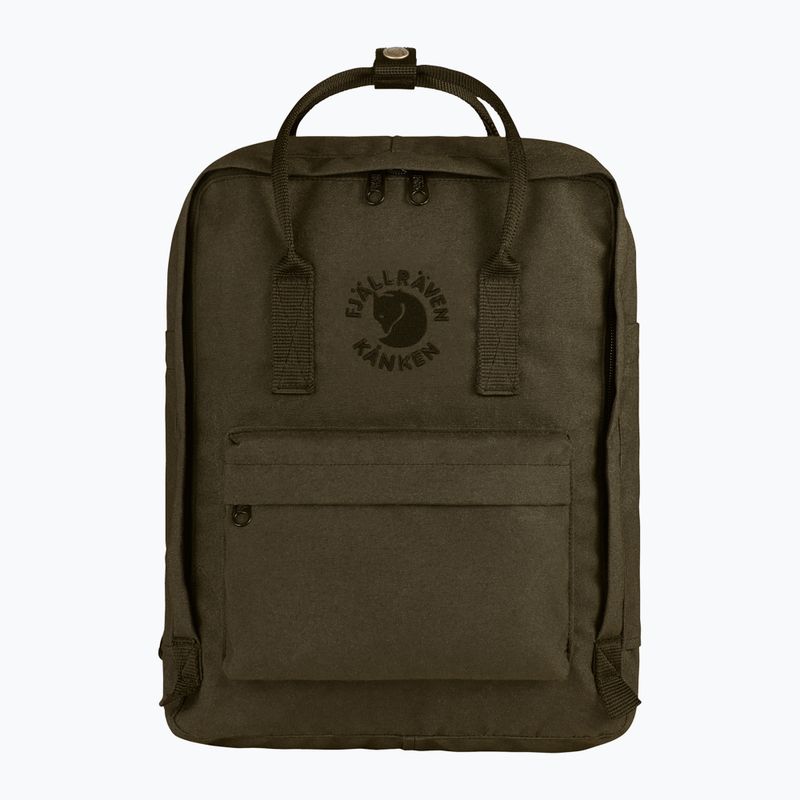 Zaino da città Fjällräven Re-Kanken 16 l dark olive