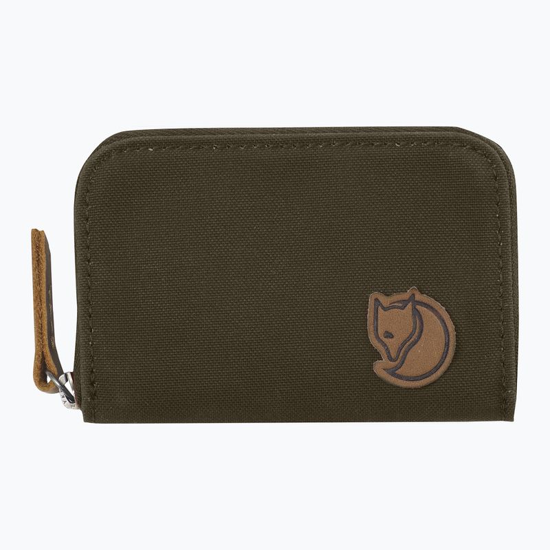 Portafoglio Fjällräven Zip Card Holder oliva scuro 4