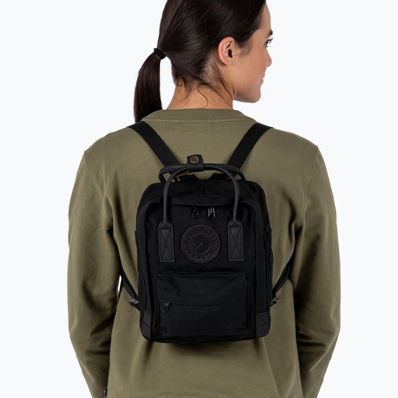 Zaino Fjällräven Kånken No. 2 Black Mini 7 l 2