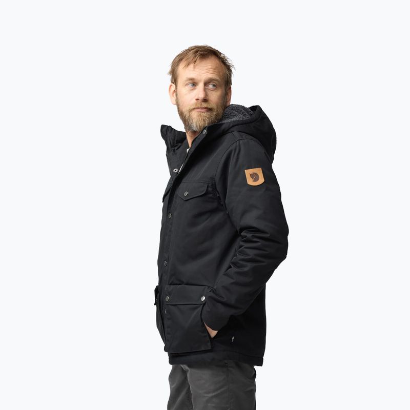 Giacca a vento da uomo Fjällräven Greenland Winter black 4