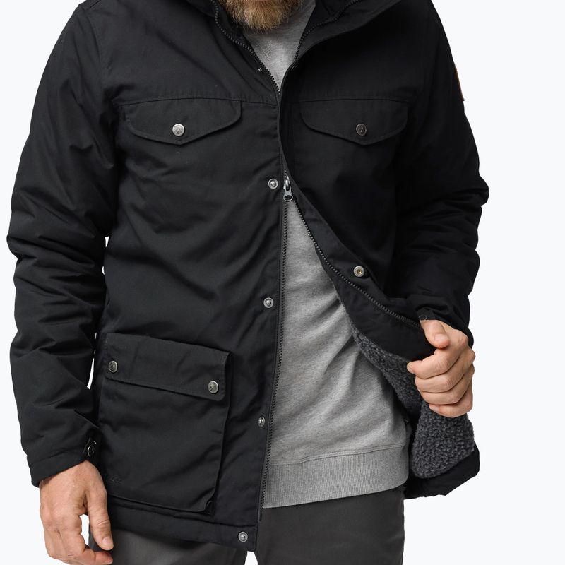 Giacca a vento da uomo Fjällräven Greenland Winter black 7