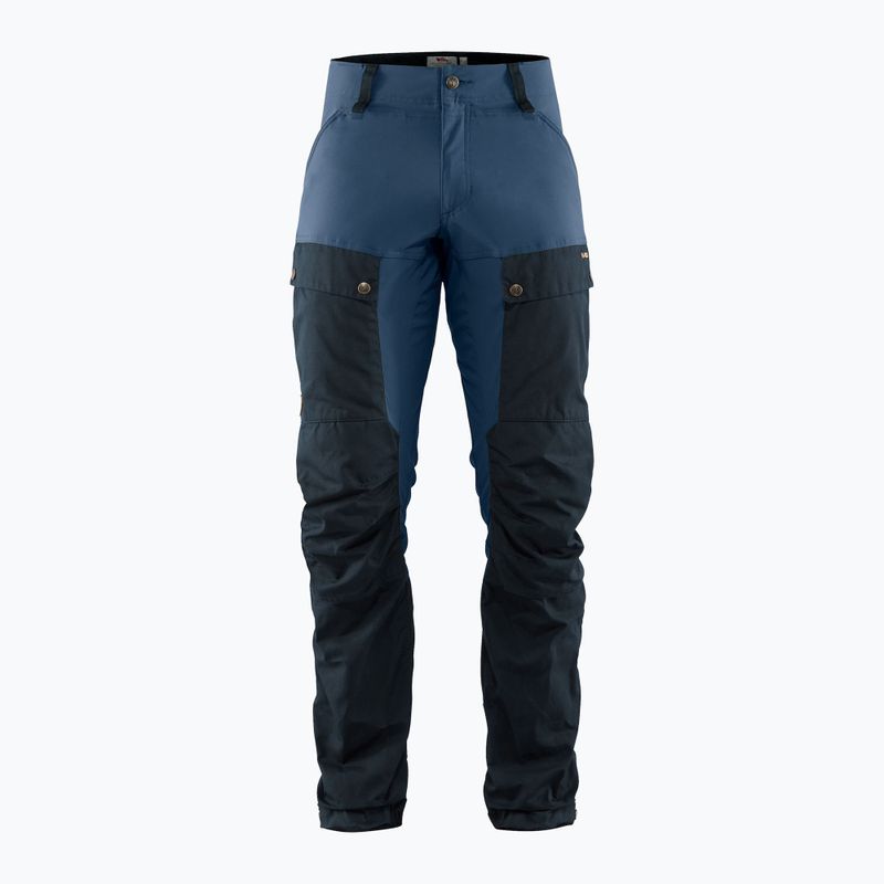 Pantaloni da trekking da uomo Fjällräven Keb Trousers Reg dark navy/uncle blue 4