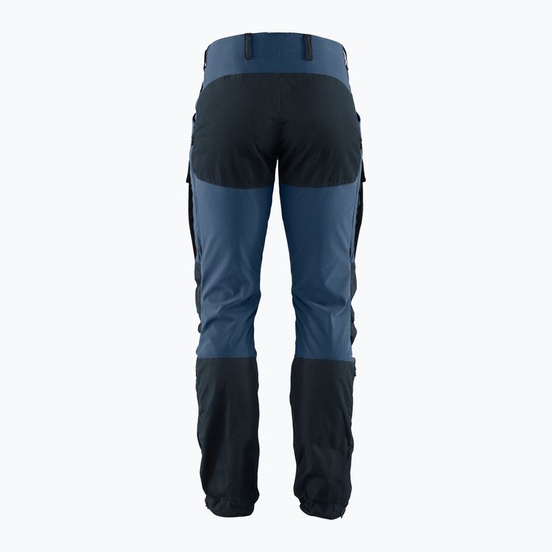 Pantaloni da trekking da uomo Fjällräven Keb Trousers Reg dark navy/uncle blue 5