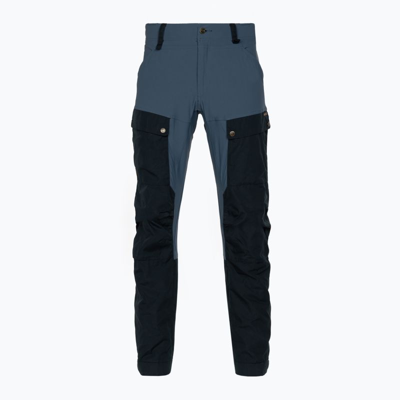 Pantaloni da trekking da uomo Fjällräven Keb Trousers Reg dark navy/uncle blue